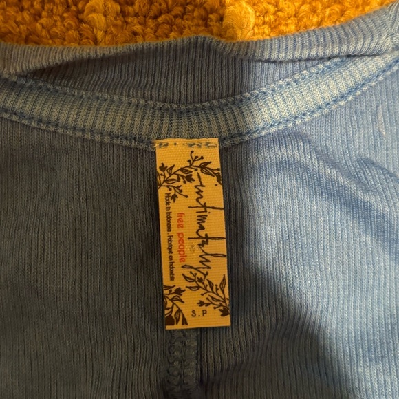 Free People Blue tank top - Picture 3 of 3